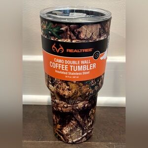 Realtree 30 Insulated Stainless Steel,slider top,Double Wall Coffee Tumbler,Camo